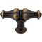 Jeffrey Alexander 2-1/4" Antique Brushed Satin Brass Bella Cabinet "T" Knob 818L-ABSB - alternate 3